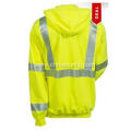 Men's Yellow Hi Vis FR Fleece Sweatshirt